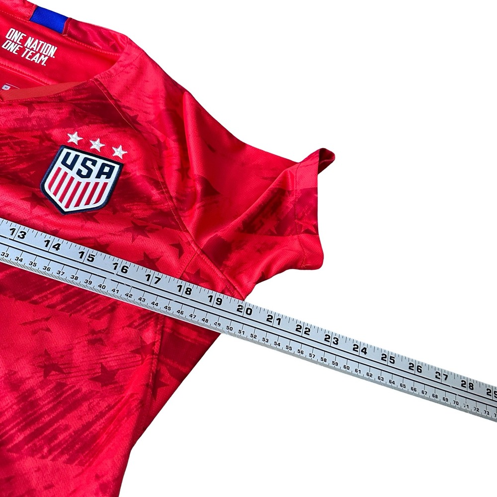 Nike USWNT Team USA National Team Women's Red Stars and Stripes Soccer Jersey - Picture 9 of 11